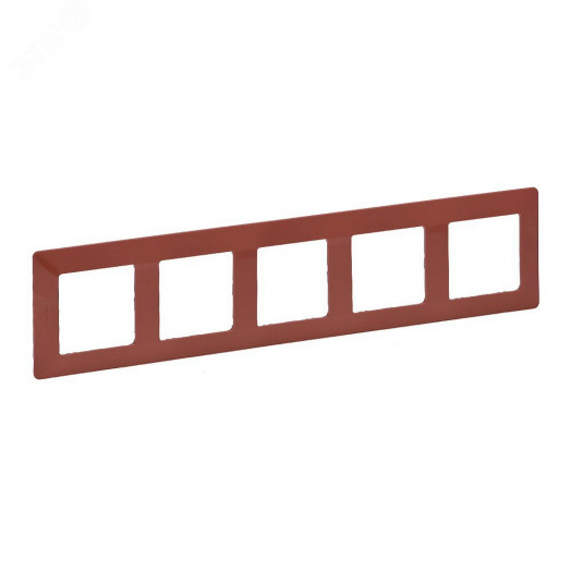 Valena LIFE Рамка 5 постов терракот универсальная