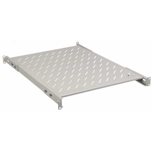 Полка стационарная L=600мм серая