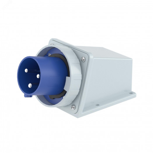 Вилка настенная IP67 125А 2P+E 250В