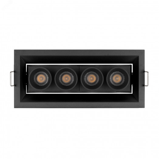 Светильник MS-ORIENT-BUILT-TURN-TC-S67x150-10W Warm3000 (BK-BK, 30 deg, 230V) (IP20 металл, 5 лет)