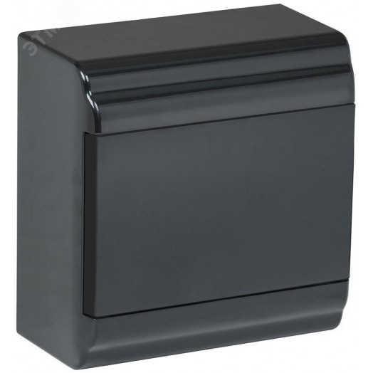 Корпус модульный пл. нав. ЩРН-П-6 PRIME черный IP41