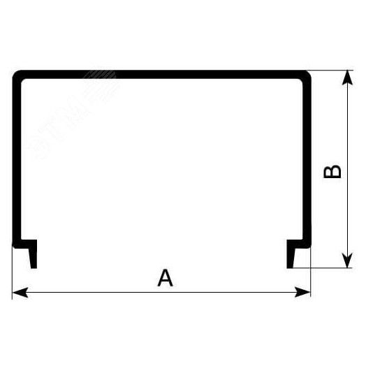 Крышка короба 120х60х2000 без основания (короба для кондиционеров)