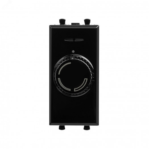 Avanti Диммер поворотный ''Черный квадрат'', 16A, 1 модульный