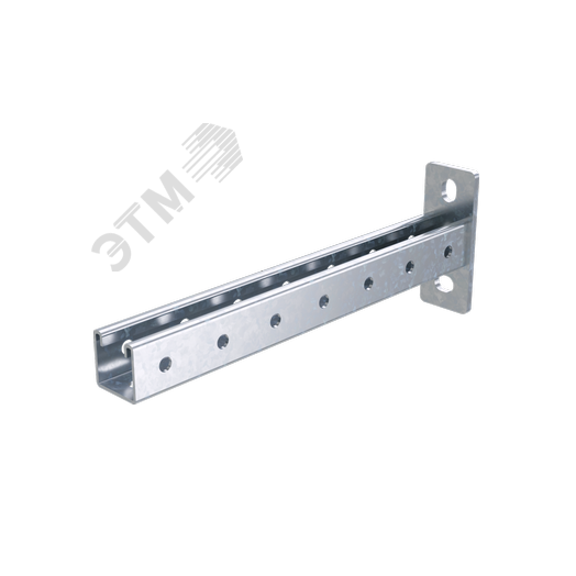 Кронштейн одиночный LAS 41х41 основание 300мм горячеоцинкованный