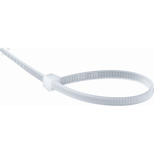 Хомут 400х7,6 мм нейлон белый ОНЛАЙТ (100 шт в упак)