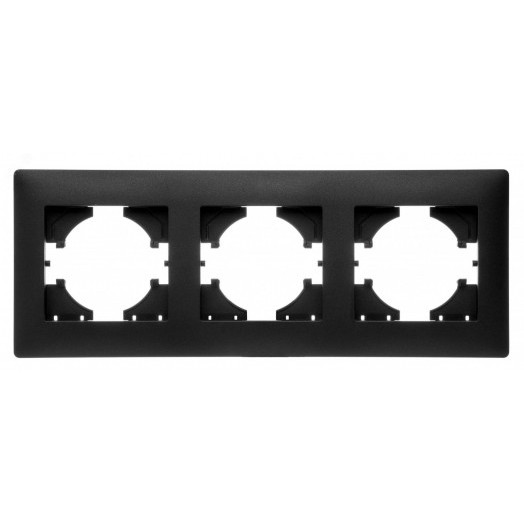 GUSI Bravo РАМКА 3-местная,  цвет графит.