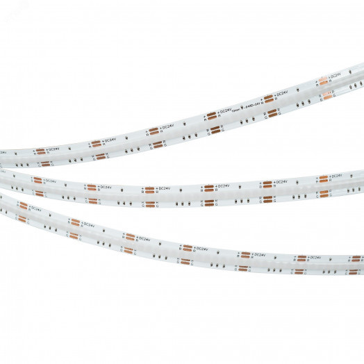 Лента COB-X840-10мм 24V RGB (16 W/m, IP20, CSP, 5м) (-)