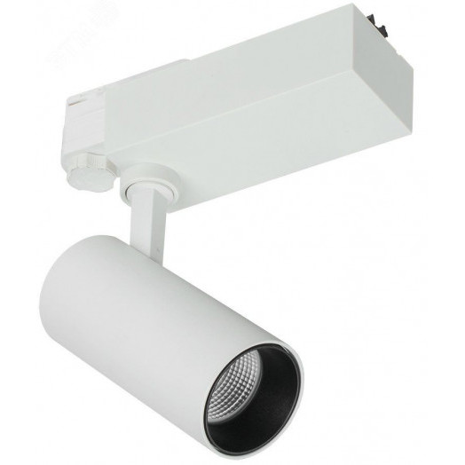 Светильник светодиодный трековый 301 PRO 20Вт 4000K трехфазный 36град белый IEK
