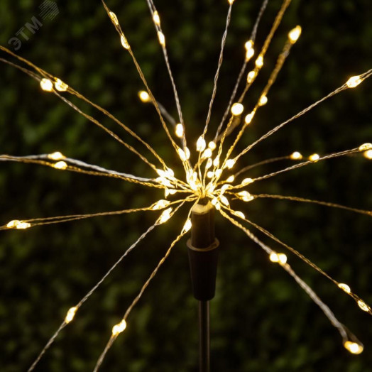 Светильник садовый Фейерверк на солнечной батарее ERAUF024-01