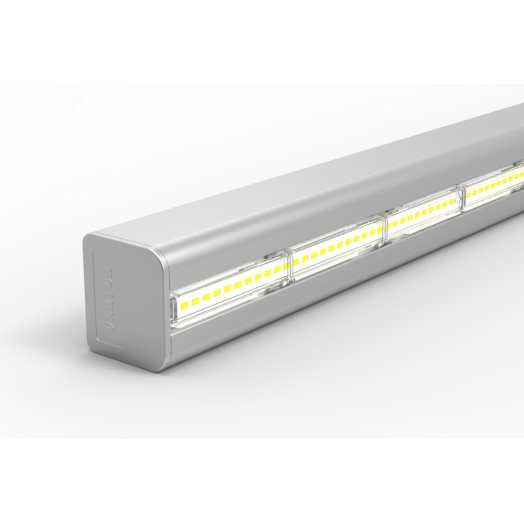 Светильник светодиодный ДПО/ДСО-44Вт IP23 5000Лм 4000К Mercury LED Mall 1,5м опал 1460х66х58мм