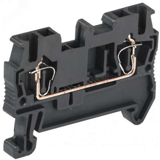 Клемма пружинная КПИ 2в-2,5 31А черный