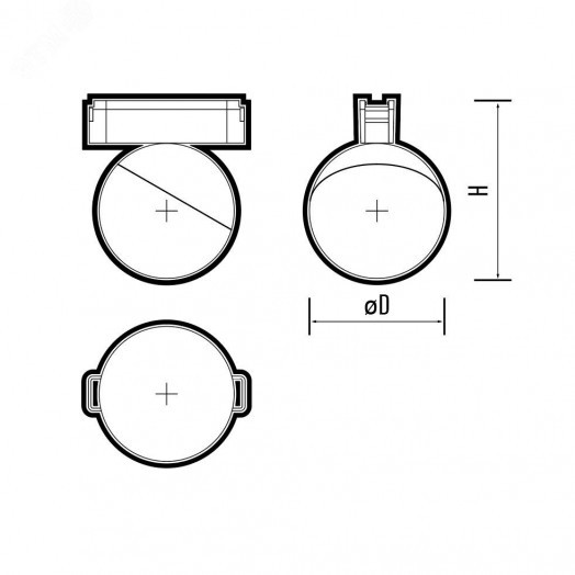 Светильник трековый светодиодный низковольтный ДПО16 3010 10W 4000K 100° черный IP20 Jazzway