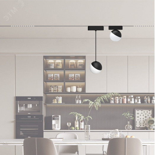 Светильник трековый светодиодный низковольтный ДПО16 3010 10W 4000K 100° черный IP20 Jazzway