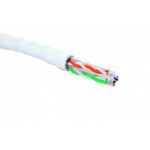 Витая пара U/UTP кат 6 4 пары AWG23 нг(А)-HF IN синий коробка 305м