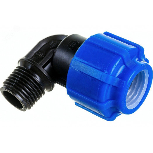 Отвод ПНД компрессионный НР 20x3/4'