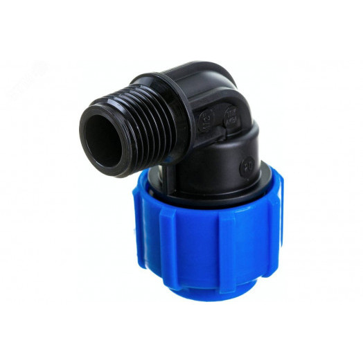 Отвод ПНД компрессионный НР 20x3/4'