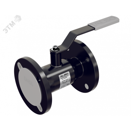 Кран шаровой фланцевый стандартнопроходной DN 40 PN 40 Ст.20