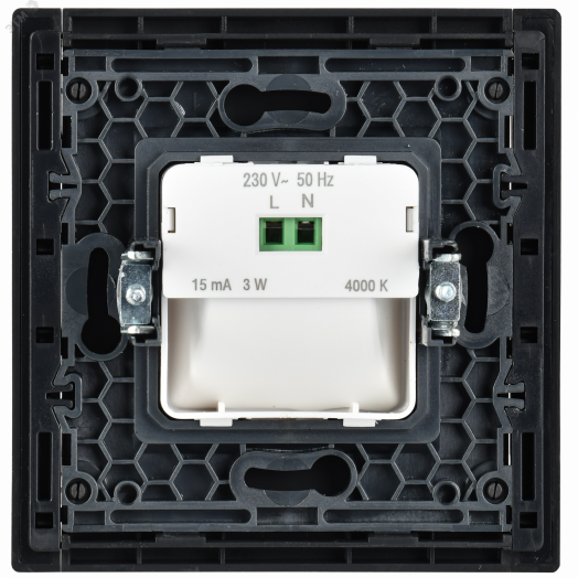 FORTE&PIANO Подсветка LED встраиваемая FP157 черный IEK