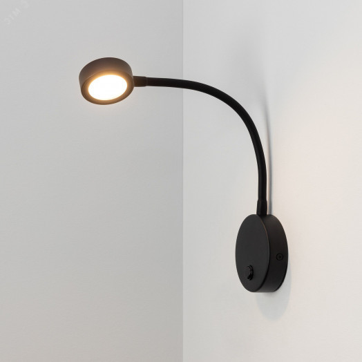 Светильник SP-SON-R90-3W Warm3000 (BK, 100 deg, 230V) (ARL, IP20 Металл, 3 года)