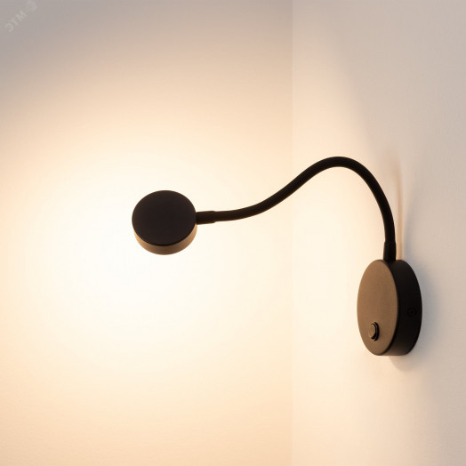 Светильник SP-SON-R90-3W Warm3000 (BK, 100 deg, 230V) (ARL, IP20 Металл, 3 года)