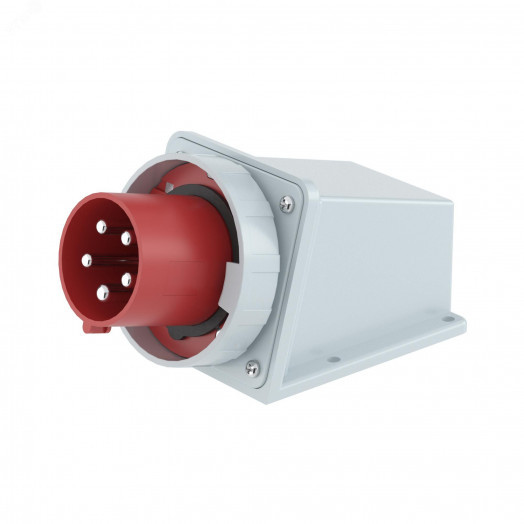 Вилка настенная IP67 125А 3P+E+N 400В