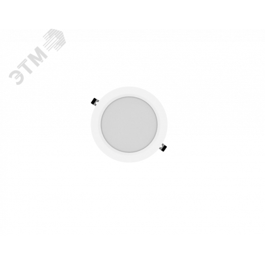 Cветильник светодиодный DL-SLIM круглый встраиваемый 222х38 мм 30W 3000K IP44 монтажный диаметр 195мм DALI