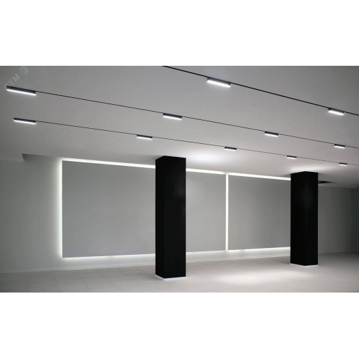 Светильник трековый светодиодный низковольтный ДПО16 1418 18W 4000K grid 60° черный IP20 Jazzway