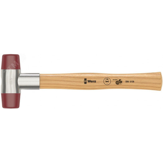 Киянка со сменными бойками из полиуретана #2 диаметр головы 28 мм длина головы 87 мм длина 265 мм боек средней твердости