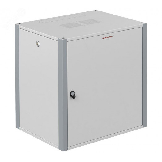 Шкаф телекоммуникационный настенный 19' 15U дверь металл IP20. 600x600x720mm(ШхГхВ) цвет серый(RAL 7035/RAL7000)