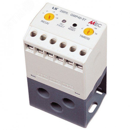 Электронное реле защиты электродвигателя GMP40-3T 40A 110/220V AC 1a1b
