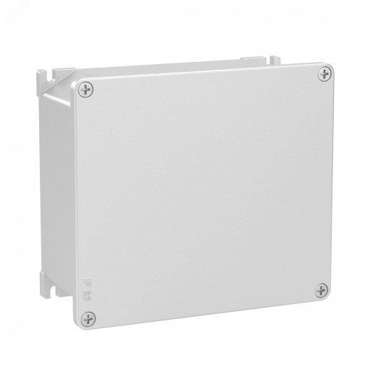Коробка ответвительная 178х155х74мм IP66 RAL9006 алюминиевая