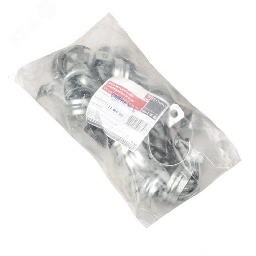 Скоба металлическая однолапковая d38-40мм (50шт) PROxima