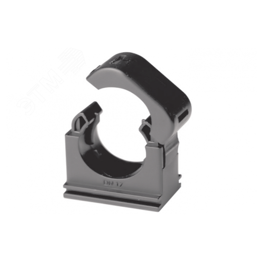 Держатель с крышкой DN 48мм полиамид черный