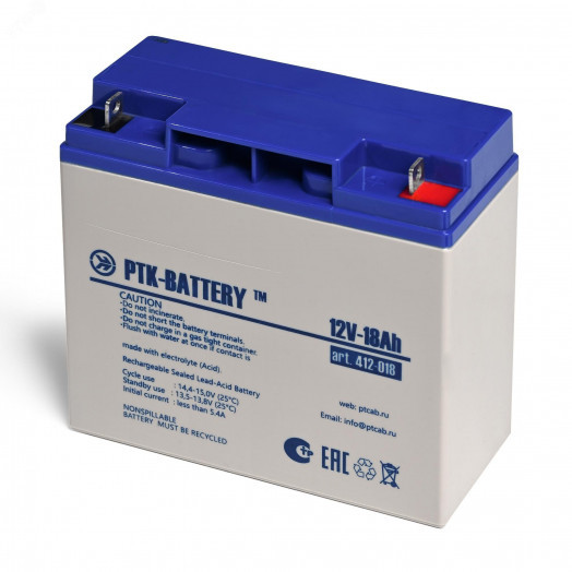 Аккумуляторная батарея 17 Ач PTK-BATTERY 12-17Ah