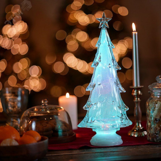 Фигура на подставке Ёлочка со звездой 37 см