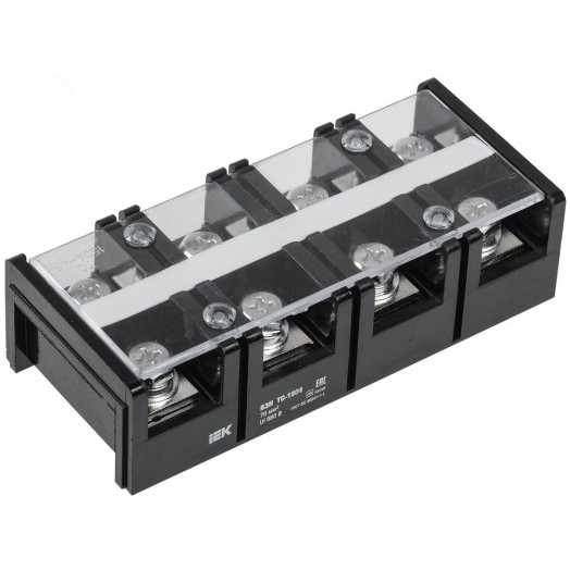 Блок зажимов БЗН ТС-1504 70 мм2 150A 4 пары
