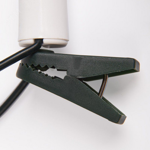 Гирлянда свечи 4 м, темно-зеленый ПВХ, 20 LED тёплый белый