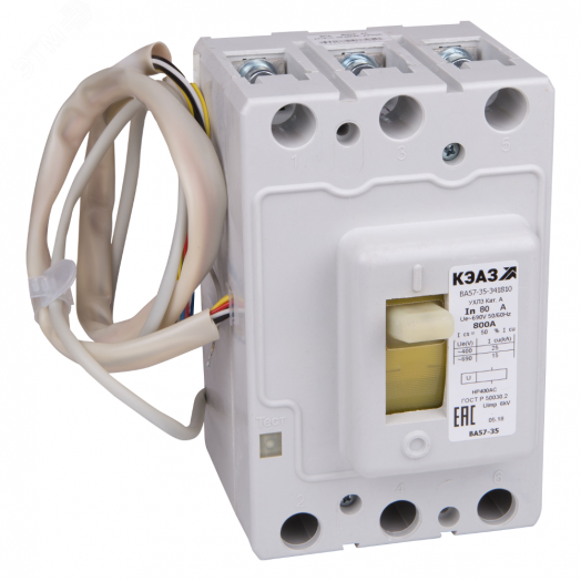 Выключатель автоматический ВА57-35-341810-200А-630-690AC-НР400AC-УХЛ3