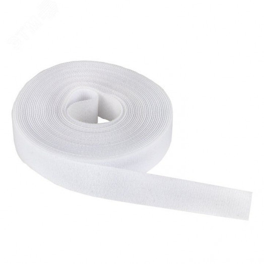Хомут-липучка 16 мм (5м ролл) белый PROxima