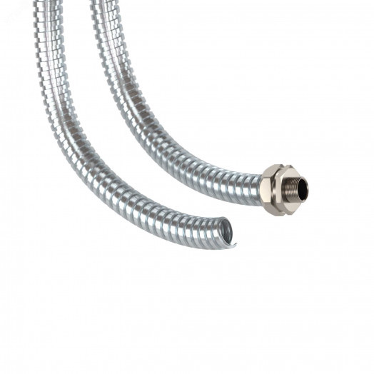 Металлорукав DN 26мм Dвнутр=26.5мм Dнар=30.0мм IP40 25м оцинкованная сталь