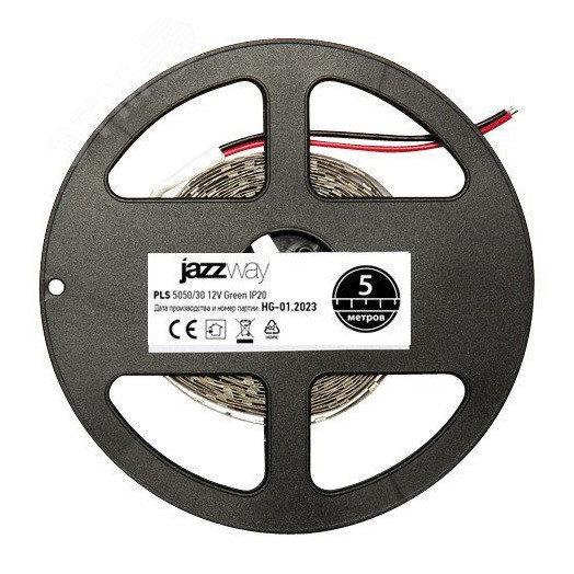 Лента светодиодная LEDx30/м 5м 7.2Вт 12В IP20 зеленый
