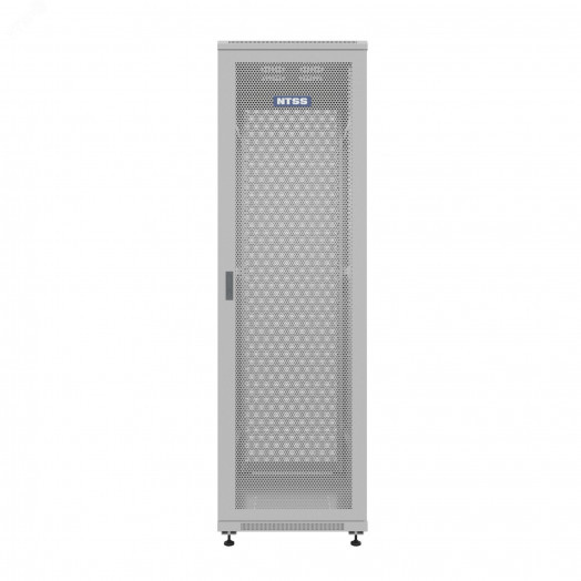 Шкаф напольный универсальный серверный R 22U 600х1000мм, 4 профиля 19, двери перфорированная и сплошная металл, боковые стенки съемные, регулируемые опоры, разобранный, серый RAL 7035