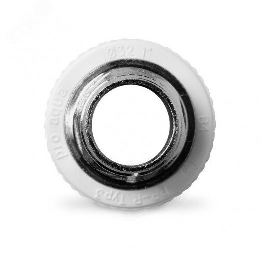 Муфта комбинированная 50x1 1/2' ВР под ключ полипропиленовая PPR белый