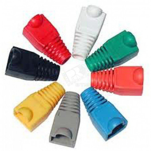 Колпачок изолирующий для разъемов RJ45 серый (10шт)