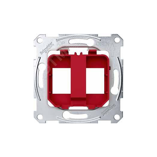 Плата опорная для модулей штепсельного разъема красный