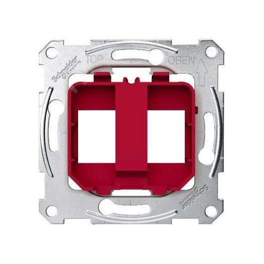 Плата опорная для модулей штепсельного разъема красный