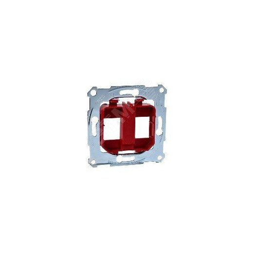 Плата опорная для модулей штепсельного разъема красный