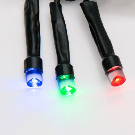 Гирлянда Твинкл Лайт 6 м, темно-зеленый ПВХ, 40 LED, мультиколор