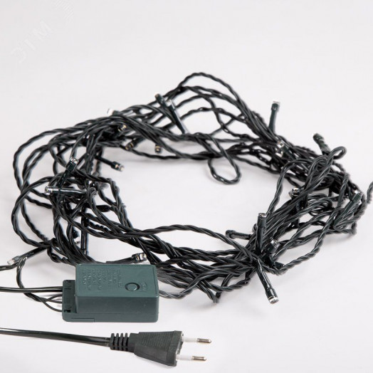 Гирлянда Твинкл Лайт 6 м, темно-зеленый ПВХ, 40 LED, мультиколор