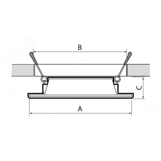 Светильник светодиодный ДВО-10 Вт 850 Лм 4000К белый IP54